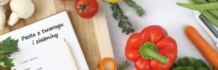 Pasta z twarogu i zieleniny